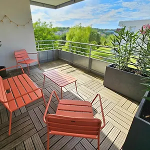 Appartement T3 Universites & Hospitals - Havre De Paix Pres - Parking - Terrasse, Toulouse